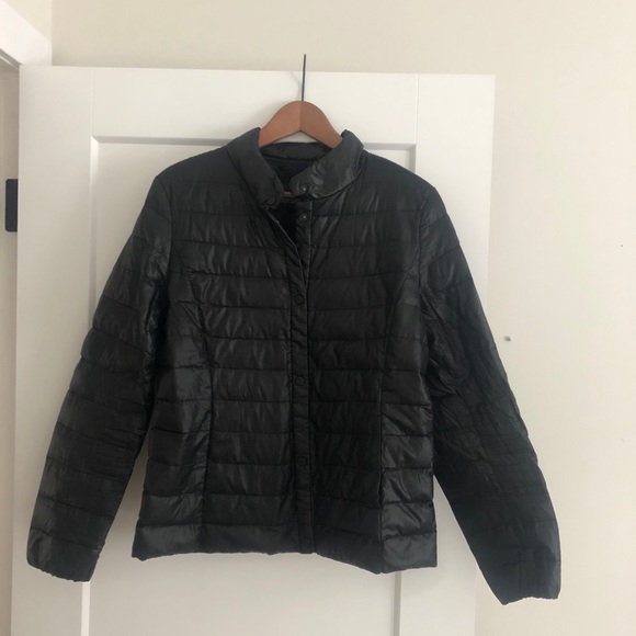 Packable down puffer jacket L